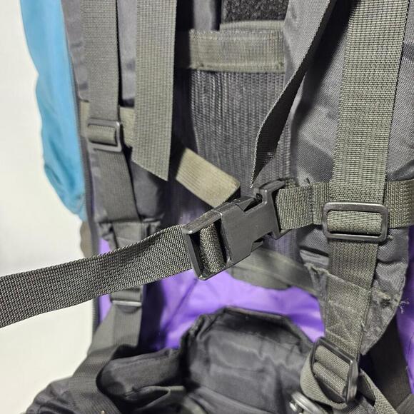 Vintage The North Face Internal Frame Purple Travel Luggage Convertible Backpack - Picture 9 of 15